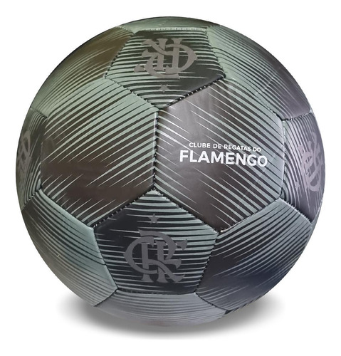 Bola Oficial Flamengo Futebol De Campo - Preto - Tamanho 5