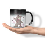 Taza Magica Cambia Color Anatomia De Un Gato 11 Onzas