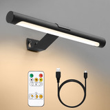 Luz Led Con Tubo Giratorio, Control Remoto, Regulable, 3 Mod