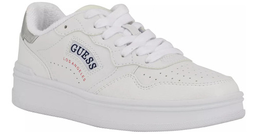 Tenis Mujer Guess Sybela Gbg Sneakers Casuales Blanco 