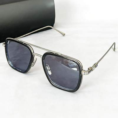 Dita Flight 006 Anti-blu Ray Negro Plata Gafas De Sol