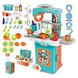 Cocina Cocinita Juguete Chef Infantil Creatividad Interactiv