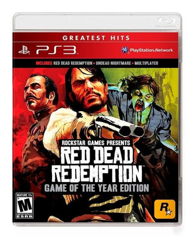 Red Dead Redemption Goty Edition Ps3 Fisico Sellado Original
