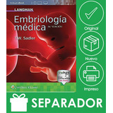 Envío Gratis. Langman. Embriología Médica 14ed Original