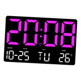 Reloj Despertador Digital De Escritorio Con Pantalla Grande