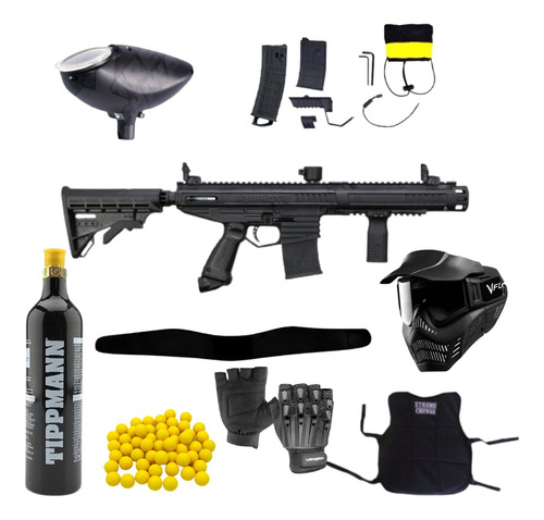 Marcadora Gotcha Tippmann Stormer Elite Chaleco Co2 Xchws C