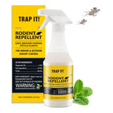 Trap It! Spray De Aceite De Menta Para Roedores Para Repeler