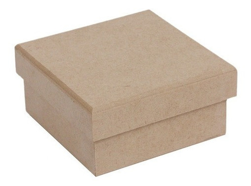 10 Caixa Caixinha Madeira Mdf 12x12x5 Cm