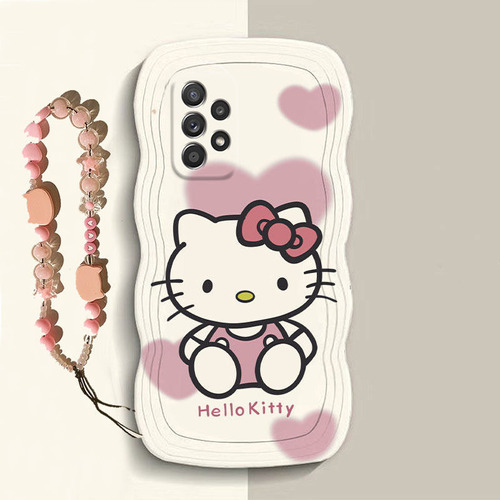Funda De Teléfono Hello Kitty Wave Para Samsung A54/a53/a51