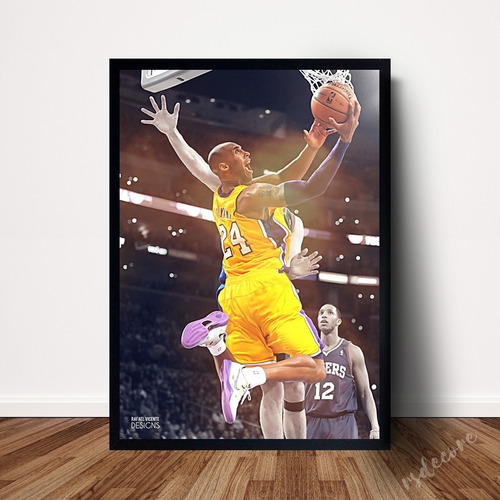 Quadro Decorativo Do Kobe Bryant Nba 03