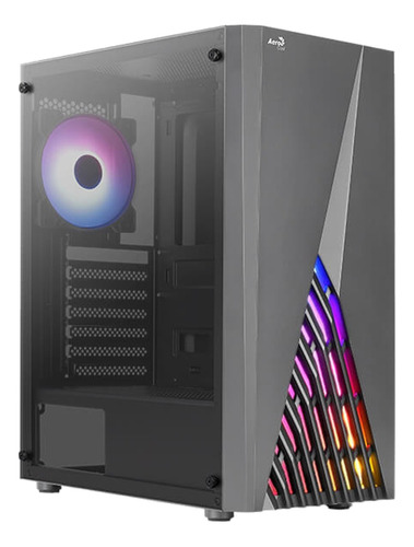 Gabinete Aerocool Delta Vidrio Templado Rgb Fan 120 X 1 P