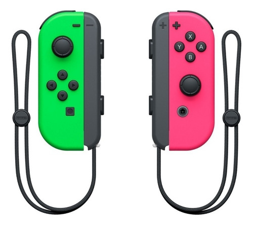 Nintendo Switch Joy-con (l)(r) Rosa Neon E Verde Neon Cor Verde-neón/rosa-neón