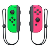 Nintendo Switch Joy-con (l)(r) Rosa Neon E Verde Neon Cor Verde-neón/rosa-neón