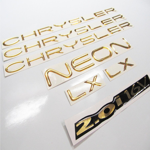 Chrysler Nen Lx Emblemas Carros Calcomanas Foto 3