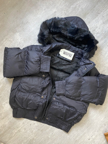 Campera Puffer , Con Peluche Interno, Importada, New.