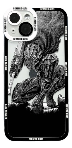 Funda De Teléfono Anime Berserk Guts Para iPhone 15 14 13 12