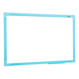 Lousa Quadro Branco 30x40 Cm Moldura Soft Colors Azul