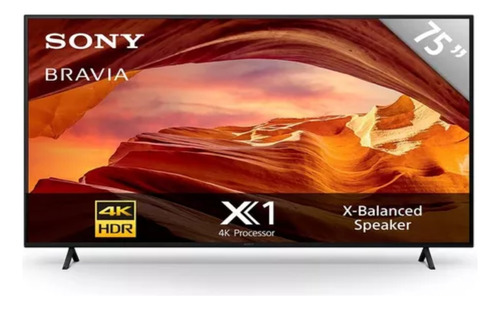 Sony Pantalla 75  4k Uhd Smart Tv Msi