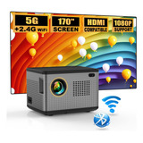 Mini Proyector Portátil 5g Con Wifi Y Bluetooth, Proyector D