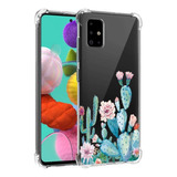 Funda Para Samsung Galaxy A51 (diseno Cactus/marca Sidande)