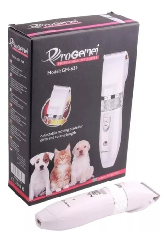 Maquina Peluquera Canina Pelo Mascotas Recargable Gm-634