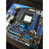 Placa Mãe Asus M4a785-m Liga Mas Com Defeito Ler! Com Caixa 