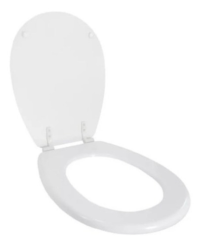 Tapa Asiento Inodoro Derpla Pilar Blanco Herraje Nylon