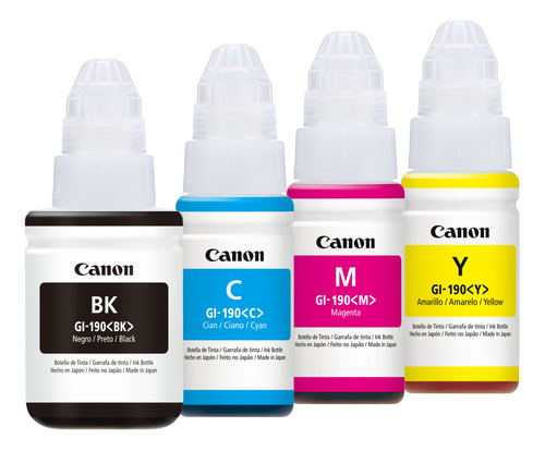 Pack Botellas De Tinta Canon Pixma G1110 G2110 G3110 G4110