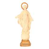 Virgen De La Sonrisa 16 Cm Resina Imagen Religiosa 