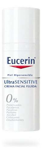 Crema Facial Fluida Eucerin Ultrasensitive Para Piel Sensible De 50ml