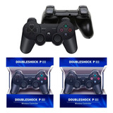 Kit 2 Controles Ps3 Original Sem Fio Sony Playstation 3 Nfe