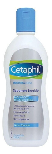 Sabonete Liquido Cetaphil Restoraderm 295ml