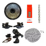 Kit Grupo Absolute Ciclismo 9v Corrente Sunrace K7 11x40 