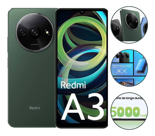 Smartphone Xiaomi Redmi A3 64gb 3gb Ram Versão Global Novo