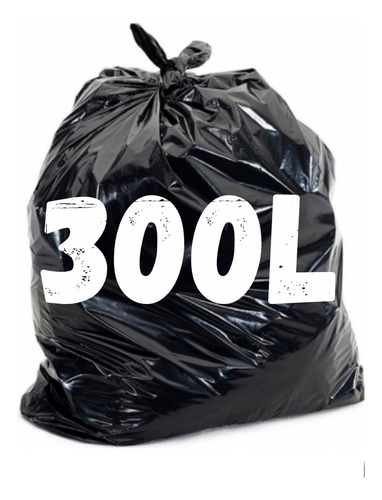 Saco De Lixo 300l Extremamente Reforçado 50und Linha Pesada