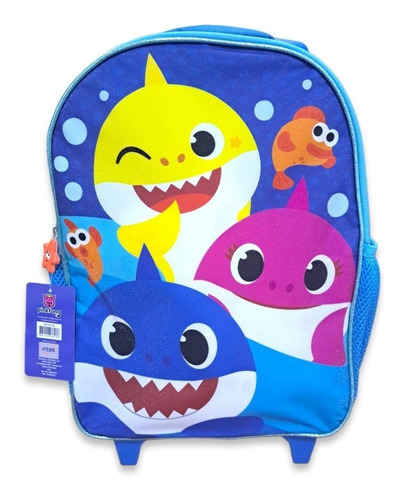 Mochila Con Ruedas Baby Shark Original 