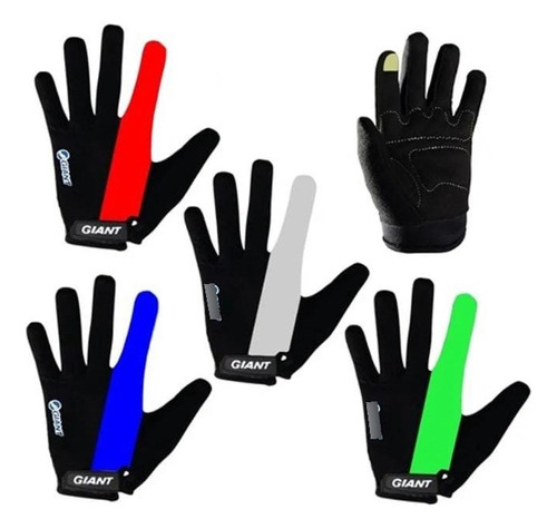 Guantes Dedo Largos Bici /moto/reforzados Giant