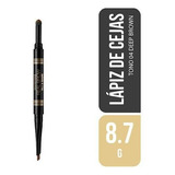 Lápiz Para Cejas Max Factor Real Brow Mf Deep Brown #4 X 1 U Color Multicolor