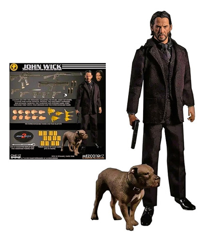 John Wick 2 Deluxe Edition One:12 Exclusivo Mezco Toys 