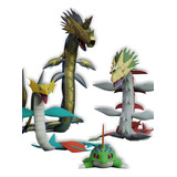 Seadramon E Digievoluções (betamon) Digimon 4 Unid.