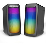 Smalody Altavoces De Pc Para Escritorio, Altavoz Led Rgb Par