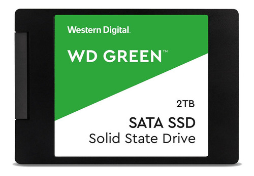 Disco Sólido Interno Western Digital Wd Green Wds200t2g0a 2tb Verde