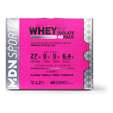 Proteína Aislada Whey Ner Isolate Mdn Sports Pack 40 Sobres 30g C/u 4 Sabores