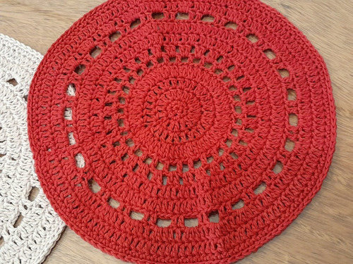 Individual, Plato De Sitio A Crochet