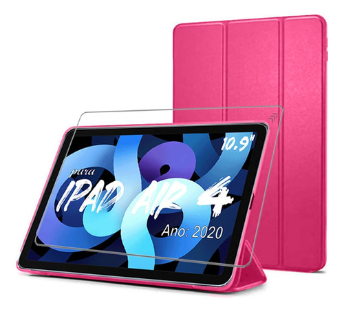 Capa Case Para iPad Air 4ª Geração 2020 + Pelicula Reforçada