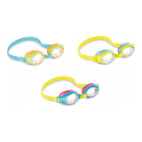 Goggles Infantiles Natacion Alberca Bicolor Niños 3-8 Años