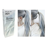 Berina A21 Gris Claro Plata Tinte Permanente Color Crema Un.