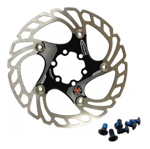 Disco Rotor 160 Mm Con 6 Tornillos Colores Mtb Schwalbe Inox