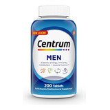 Centrum Homem Multivitaminas For Men 200 Cáps Importado