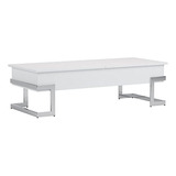 Mesa De Centro Calnan Con Tapa Elevable Acme - 81850 - Blanc